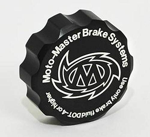 Moto-Master Bremsbehälterdeckel schwarz Deckel für Bremsflüssigkeitsbehälter von Moto-Master