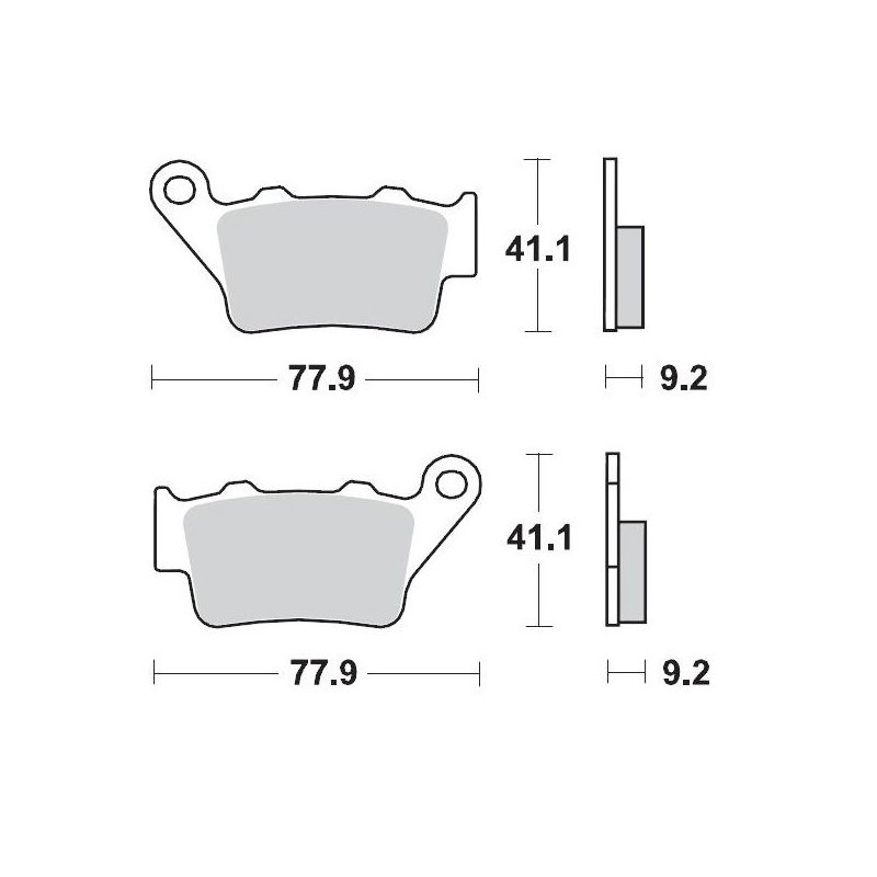 Moto-Master Bremsbeläge 093211 093211 von Moto-Master