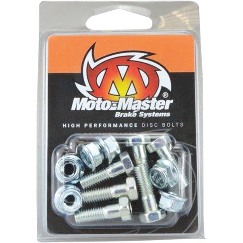 Moto-Master Bremsscheibenschrauben M6X19 Hex+Nut MM12005 von Moto-Master