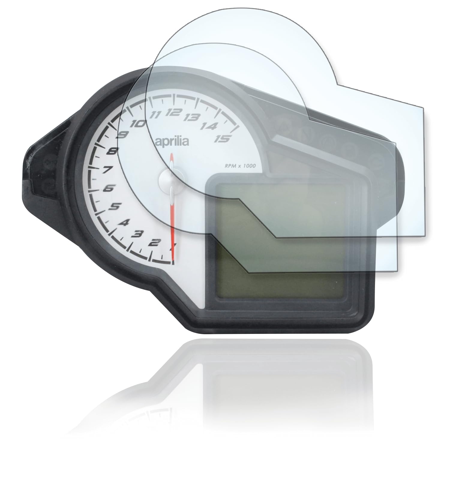 Displayschutzfolie Tacho Schutzfolie geeignet für Aprilia Tuono 2011+ 9H Nano Glas Technologie Displayschutzfolie Tacho Schutzfolie geeignet für Aprilia Tuono 2011+ 9H Nano Glas Technologie von Moto Screenies