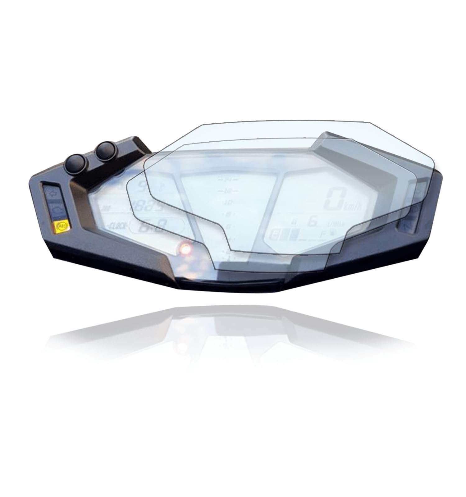 Displayschutzfolie Tacho Schutzfolie geeignet für Kawasaki Z800 9H Nano Glas Technologie Displayschutzfolie Tacho Schutzfolie geeignet für Kawasaki Z800 9H Nano Glas Technologie von Moto Screenies