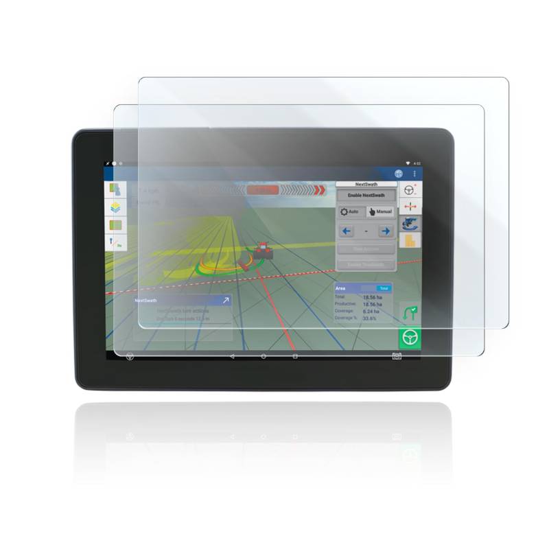 Schutzfolie für Display und Tacho kompatibel mit Trimble GFX 750 von Moto Screenies
