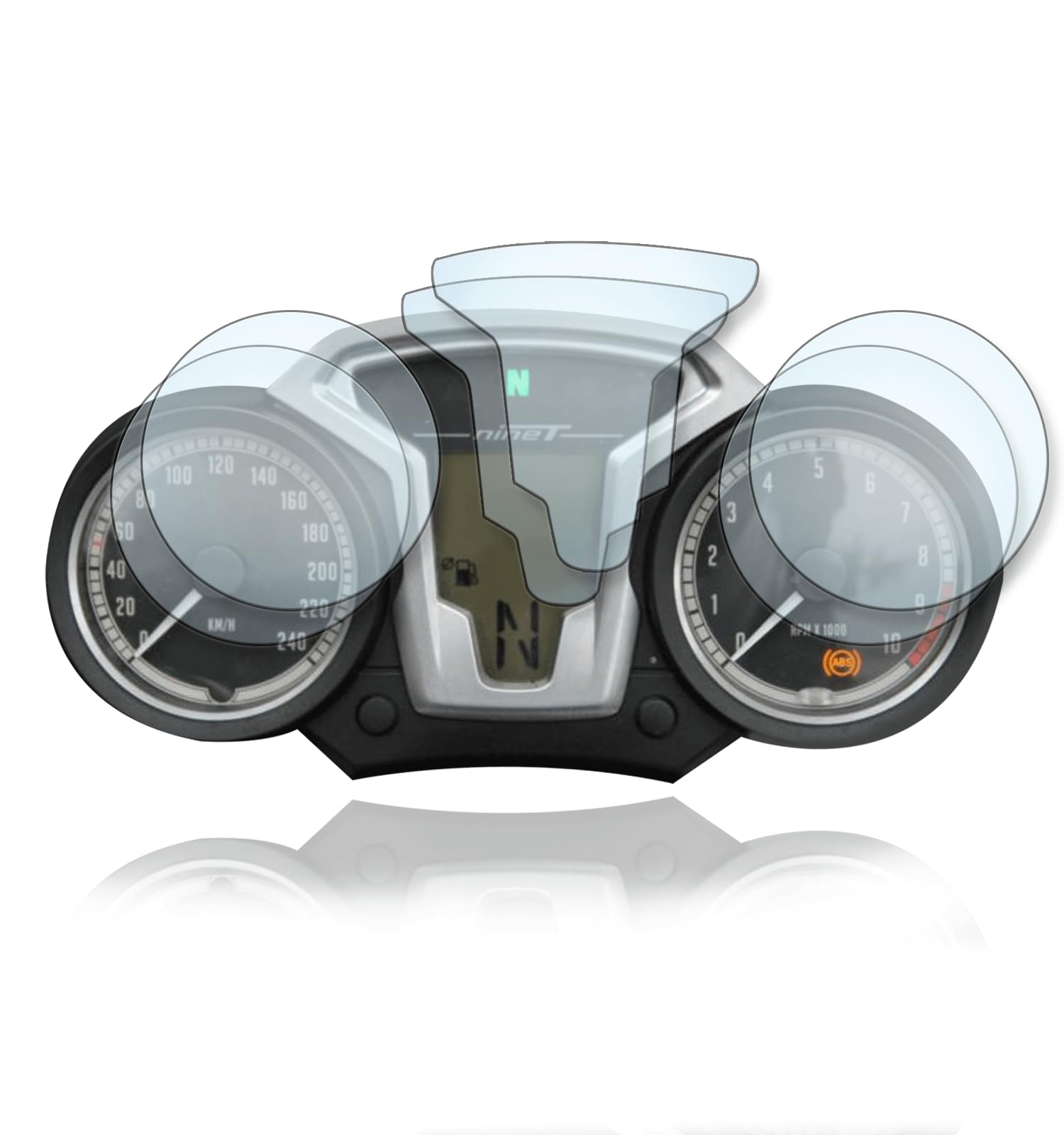 Schutzfolie passend für BMW R Nine T Tachoschutzfolie Displayschutzfolie 2x Ultra Clear Schutzfolie passend für BMW R Nine T Tachoschutzfolie Displayschutzfolie 2x Ultra Clear von Moto Screenies