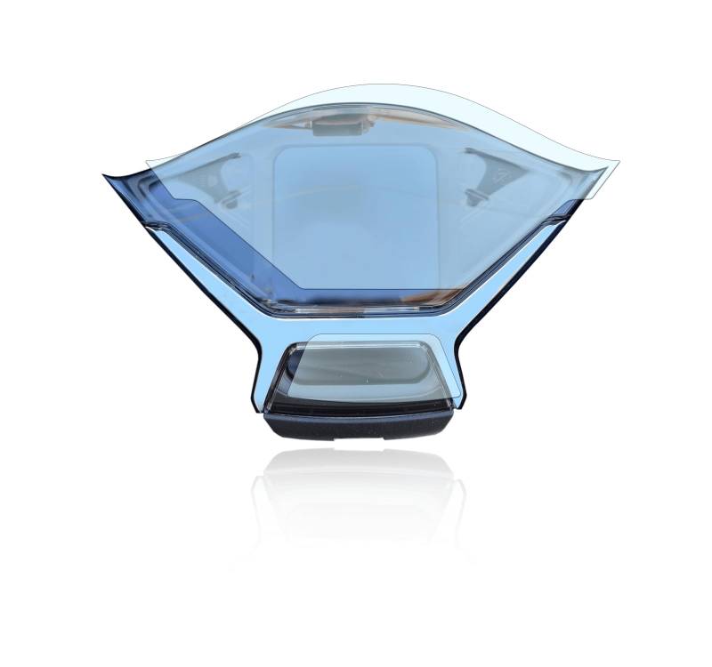 Moto Screenies Displayschutz-Folie für Motorrad Tacho, transparente Tachoschutzfolie Made in Germany, Schutzglas-Folie mit Blendschutz, Kratzschutz Displayfolie geeignet für Honda SH 150 2022+ von Moto Screenies