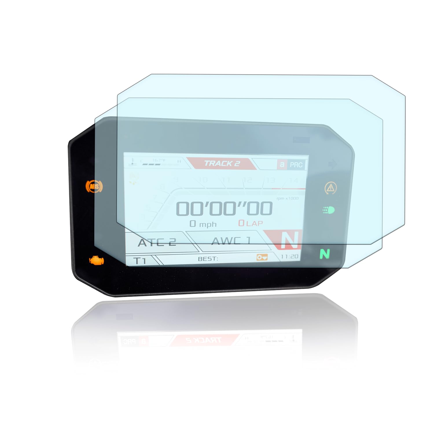 Tachoschutzfolie Displayschutzfolie passend für Aprilia Tuono V4 - RSV4 - Factory 2021+ 2x Ultra Clear Tachoschutzfolie Displayschutzfolie passend für Aprilia Tuono V4 - RSV4 - Factory 2021+ 2x Ultra Clear von Moto Screenies