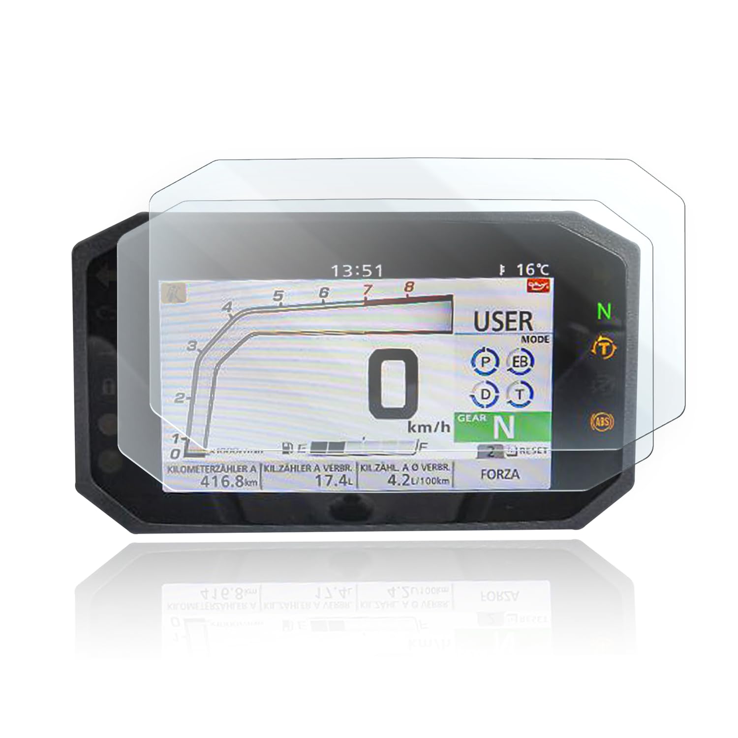 Tachoschutzfolie Displayschutzfolie passend für Honda XL750 Transalp 2025 H9 Nano Tachoschutzfolie Displayschutzfolie passend für Honda XL750 Transalp 2025 H9 Nano von Moto Screenies