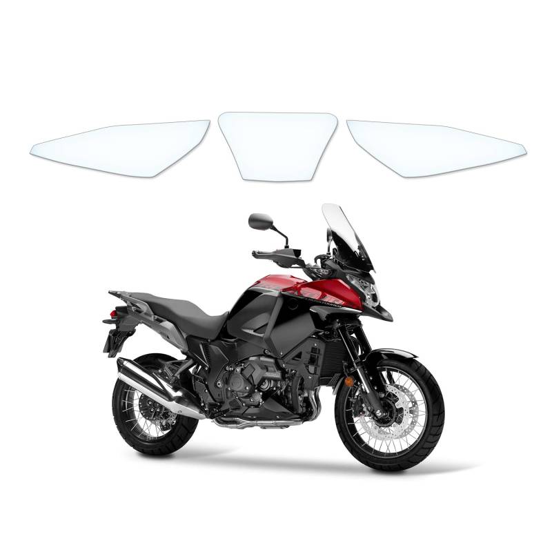 Tankschutzfolie Lackschutz Tankpad Transparent geeignet für Honda VFR 1200X Crosstourer 2015+ von Moto Screenies