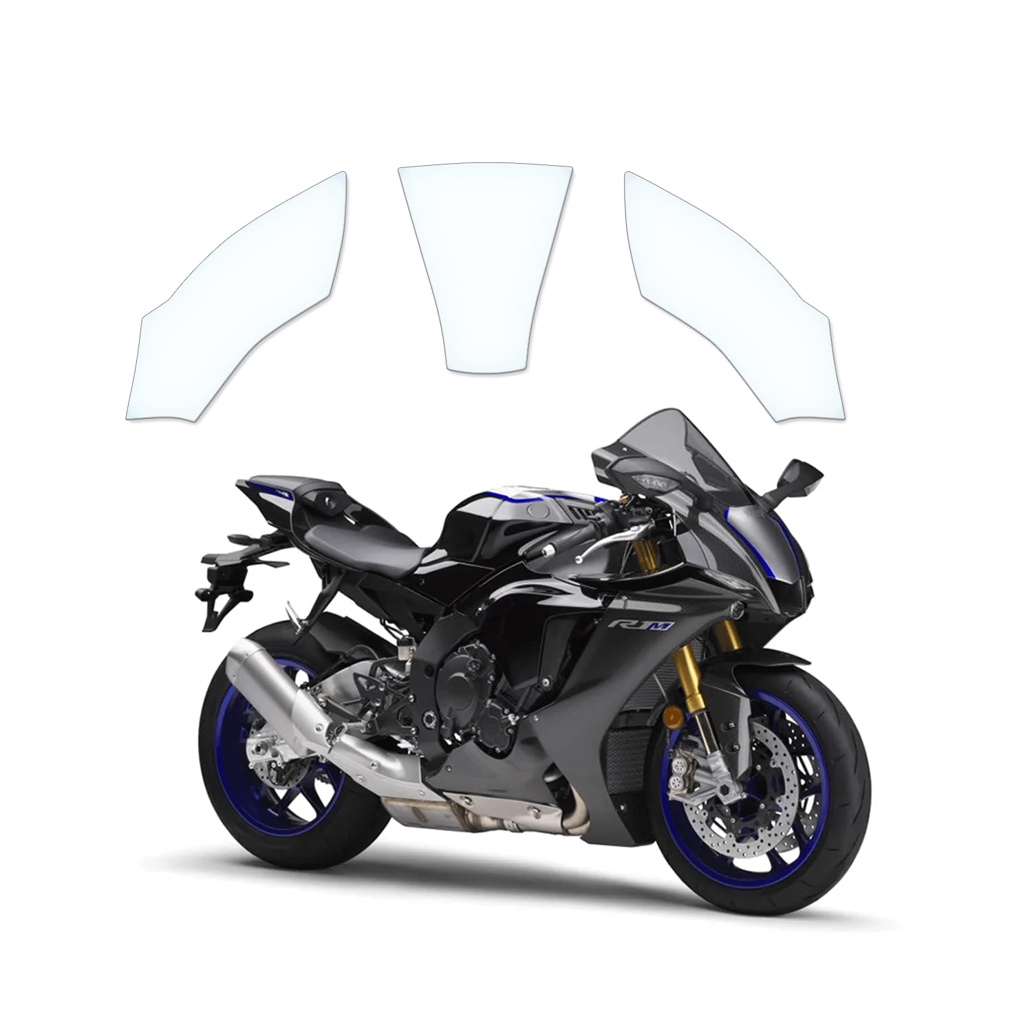 Tankschutzfolie Lackschutz Tankpad Transparent geeignet für Yamaha YZF-R1M 2020+ Tankschutzfolie Lackschutz Tankpad Transparent geeignet für Yamaha YZF-R1M 2020+ von Moto Screenies