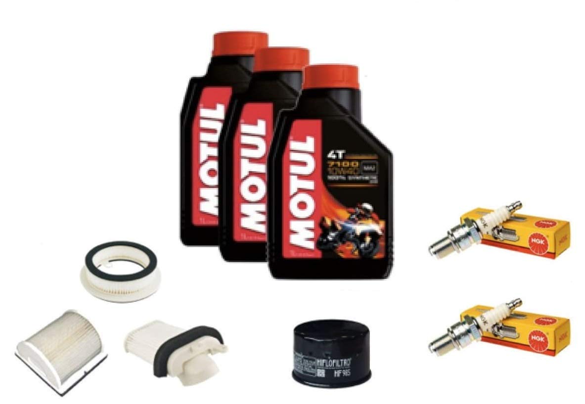 Inspektionskit Yamaha T-Max 500 Öl Filter Kerzen 2001 2002 2003 Motul 7100 von MotoCapuano