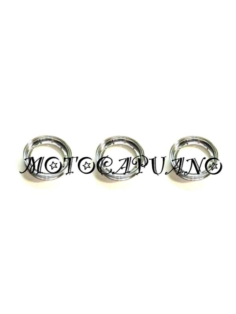 Set mit 3 verchromten Felgen für Vespa 50 APE TM von MotoCapuano