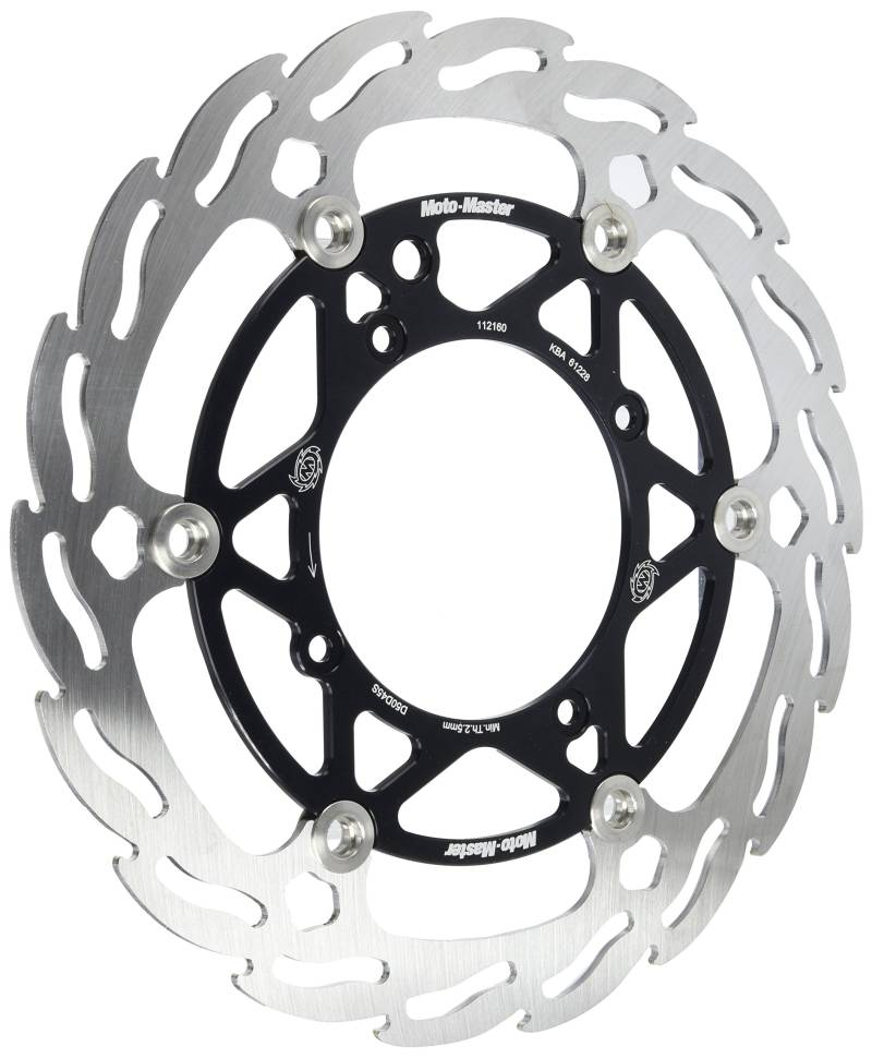 MotoMaster 112160 Bremsscheibe Flammen Schwimmend 260mm, Vorne von MotoMaster