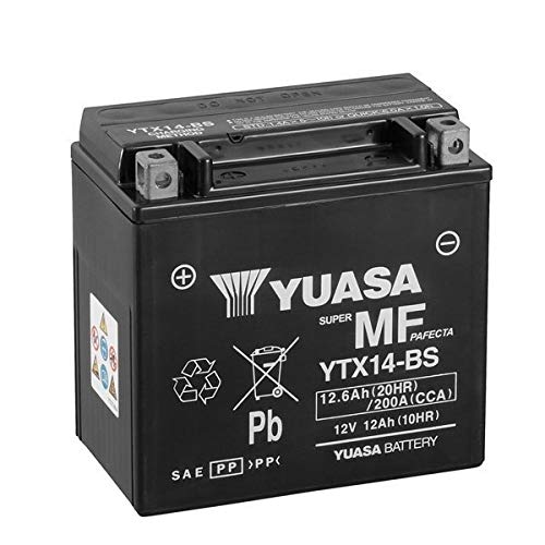 Yuasa YTX14-BS(CP) - Starterbatterie von Motocar