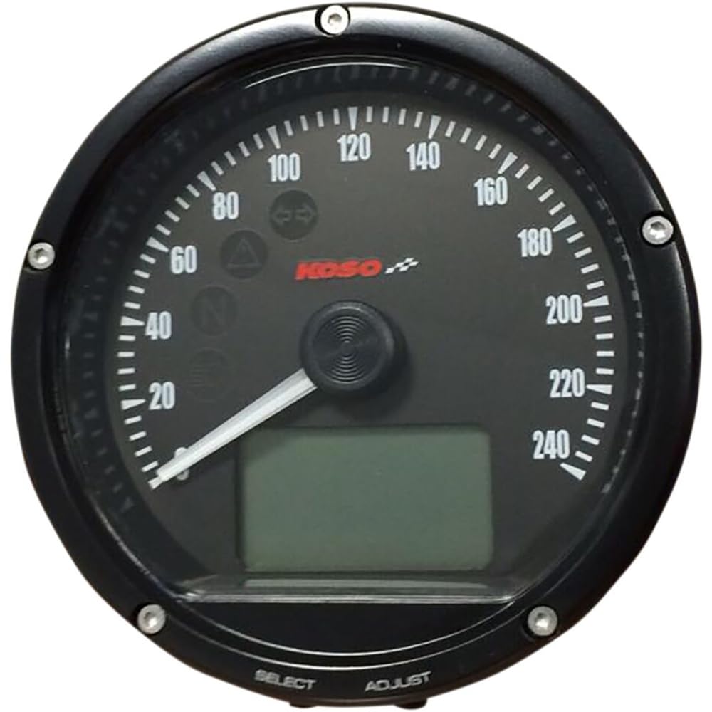 D75 SPEEDOMETER BK 0-240 KMH D75 SPEEDOMETER BK 0-240 KMH von motodak