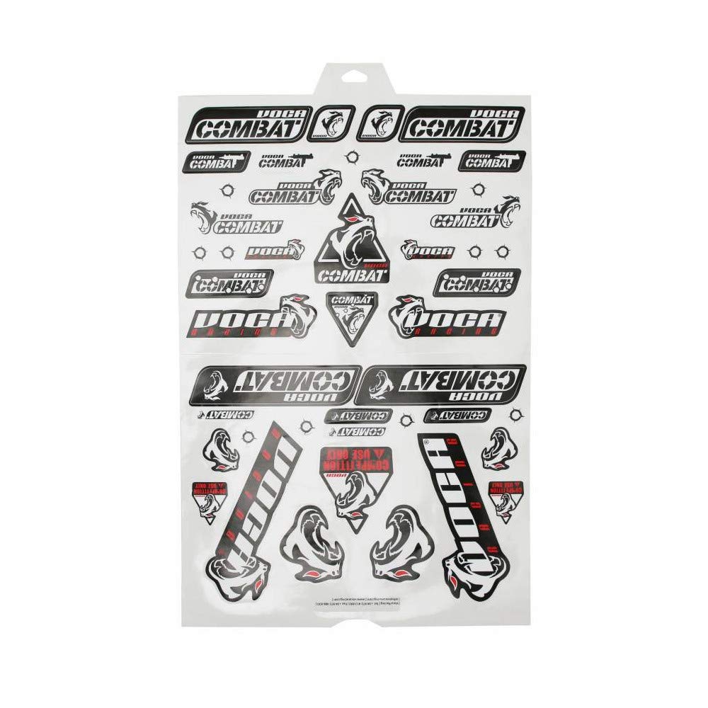 Motodak Selbstklebender Sticker, Voca Racing (45 x 35 cm – 46 Sticker) von Motodak