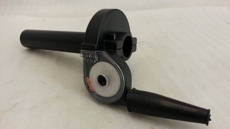 Kurzhubgasgriff RACING inkl. Lenkergriffe universal Schwarz von MOTOFORCE