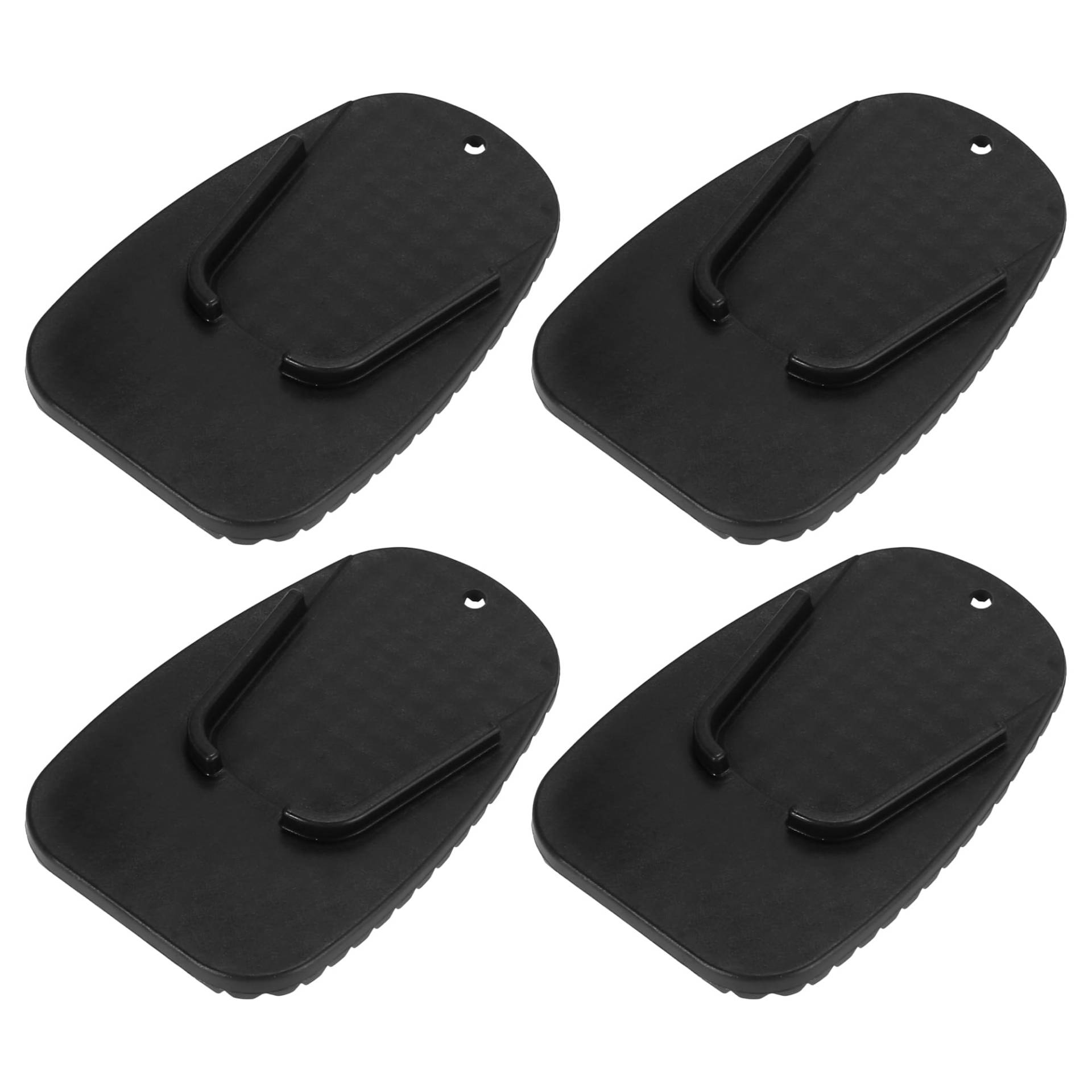 Motoforti 4 Stück Motorrad Seitenständer Platte Motorradständer Stützplatte Ständer Pad Schwarz Motoforti 4 Stück Motorrad Seitenständer Platte Motorradständer Stützplatte Ständer Pad Schwarz von Motoforti