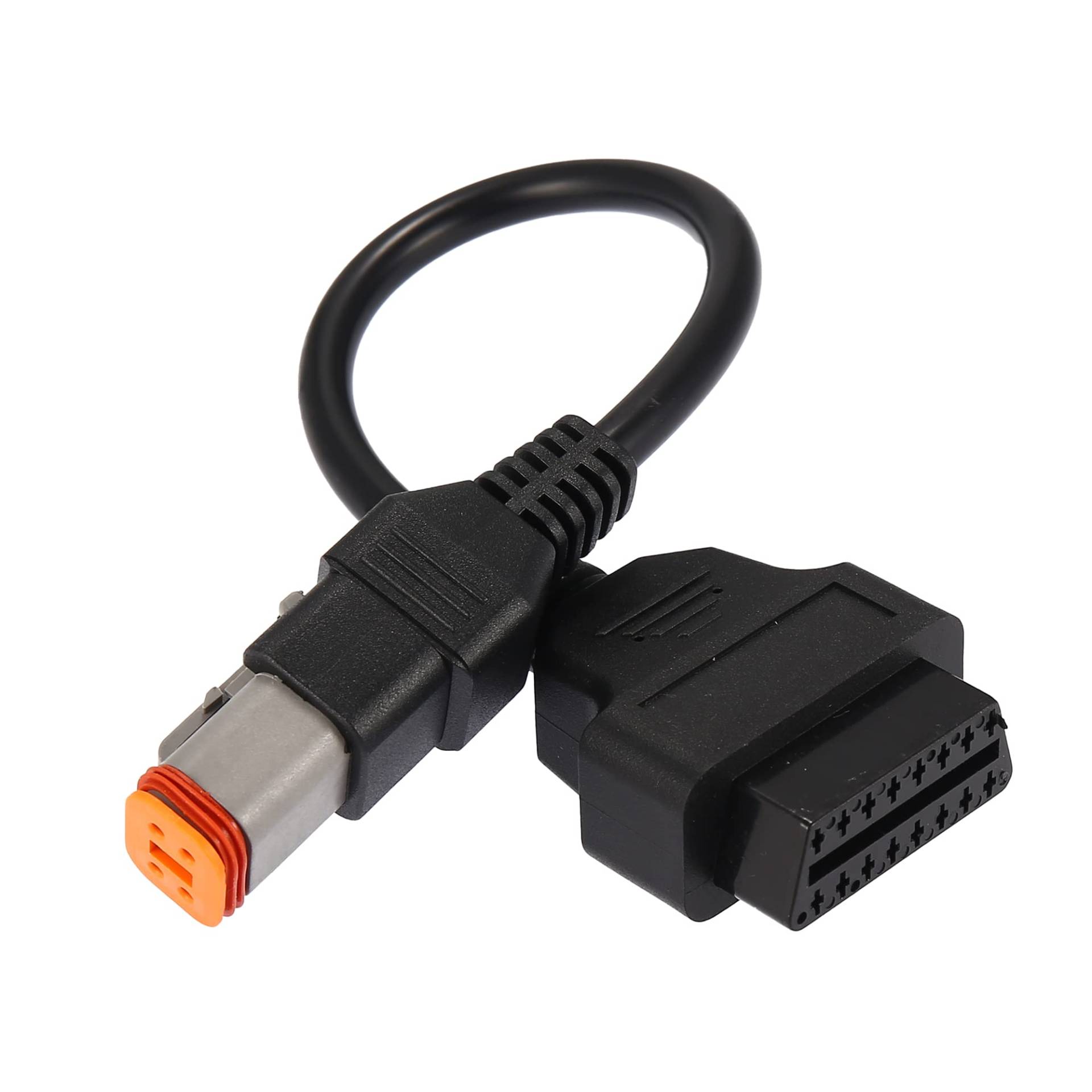 Motoforti 4-polig auf OBD2 Diagnose-Scanner Adapterkabel für Harley Davidson Motorrad OBDII 16-polig auf 4-polig zum Lesen von Diagnoseinformationen vom Scanner Motoforti 4-polig auf OBD2 Diagnose-Scanner Adapterkabel für Harley Davidson Motorrad OBDII 16-polig auf 4-polig zum Lesen von Diagnoseinformationen vom Scanner von Motoforti