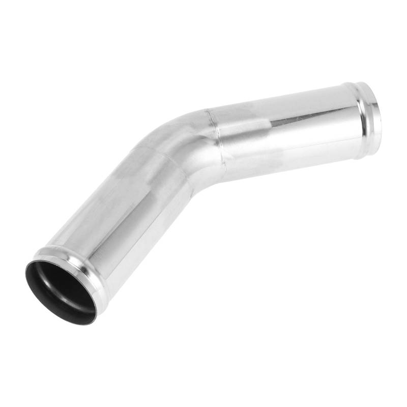 Motoforti 45 Grad Bogen Auspuffrohr mit Perlenrolle DIY Benutzerdefiniertes Auto Modifiziertes Auspuffrohr Rohrleitung Rohr 2" OD 5,91" Länge T304 Edelstahl Silberton von Motoforti