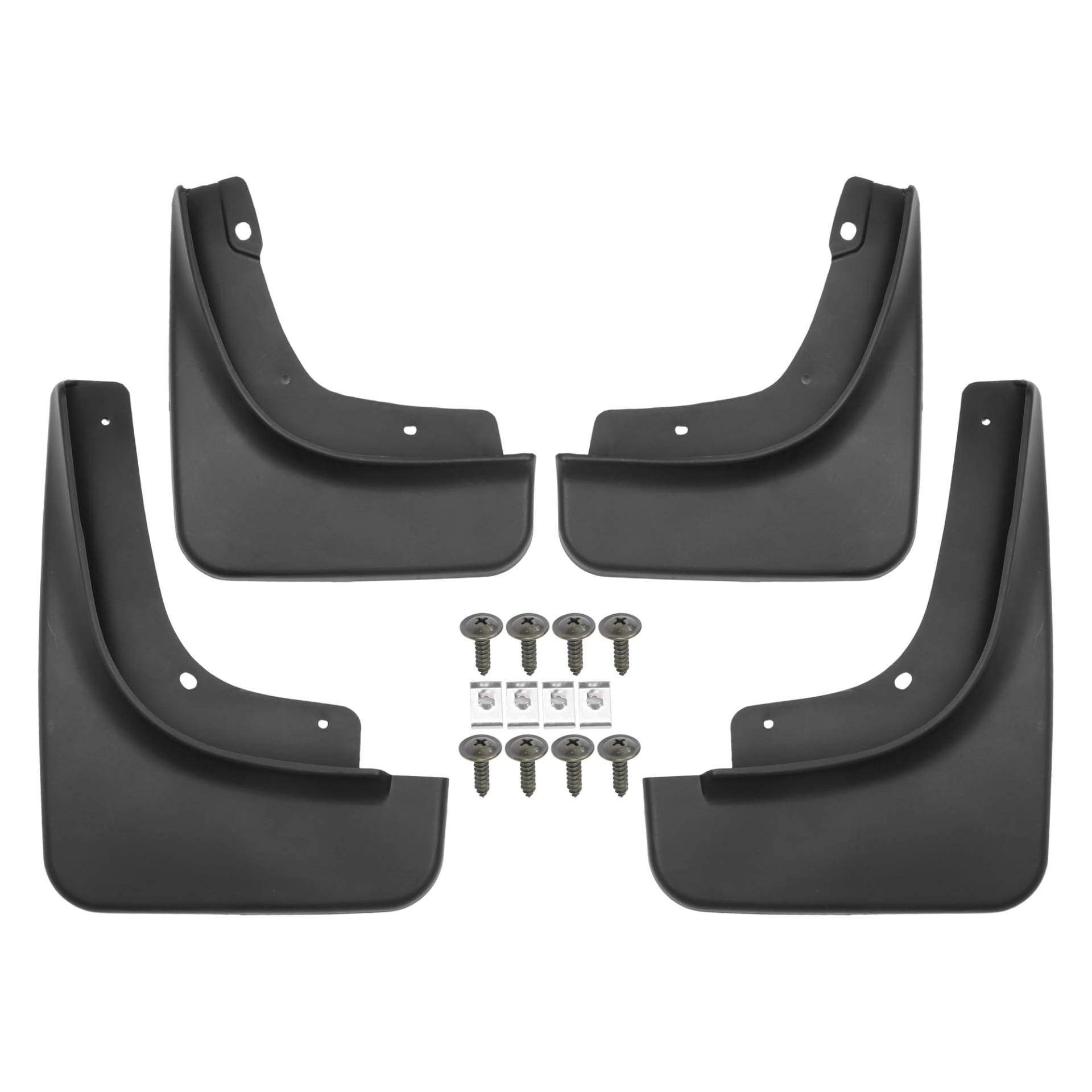 Motoforti Autoschmutzfänger, Spritzschutz, für Jeep Compass, Kunststoff, Schwarz, 1 Set Motoforti Autoschmutzfänger, Spritzschutz, für Jeep Compass, Kunststoff, Schwarz, 1 Set von Motoforti