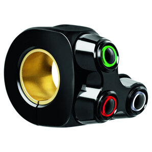 mo.switch basic LED, 3 Taster, schwarz Motogadget von Motogadget