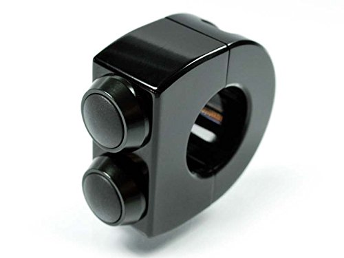 motogadget mo.Switch 2 Taster Armatur 22mm, schwarz (Black) von Motogadget