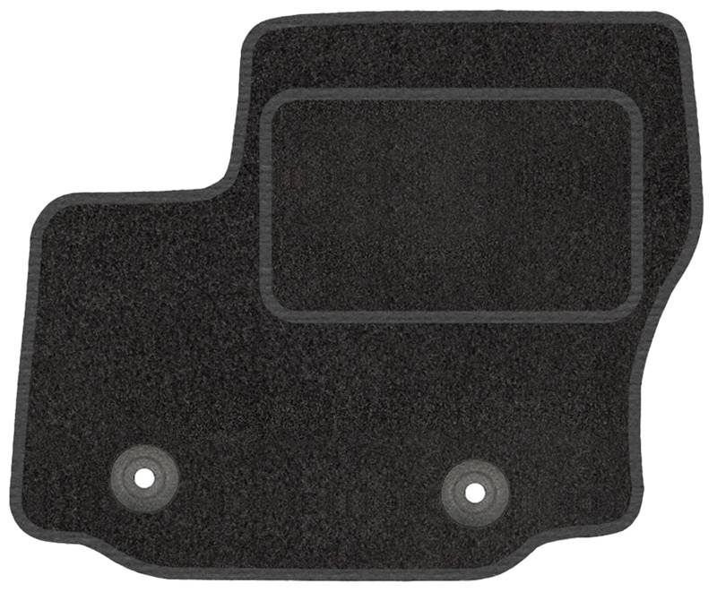 Fahrer Fußmatte Velours Fahrerseite Fahrermatte für Ford S-MAX I (06-15)- 1-teilig - Passgenau von Motohobby