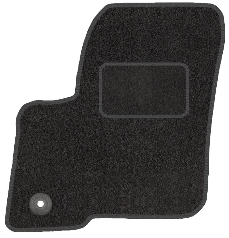 Fahrer Fußmatte Velours Fahrerseite Fahrermatte für Ford S-MAX II (od 15) - 1-teilig - Passgenau von Motohobby