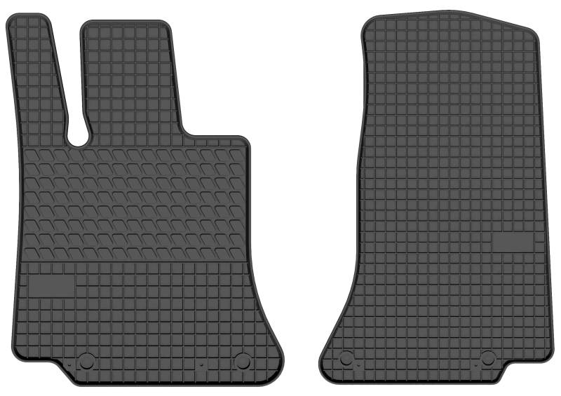 Gummimatten vorne für Mercedes W206 (2022-), 2 Stück, perfekte Passform von Motohobby.pl