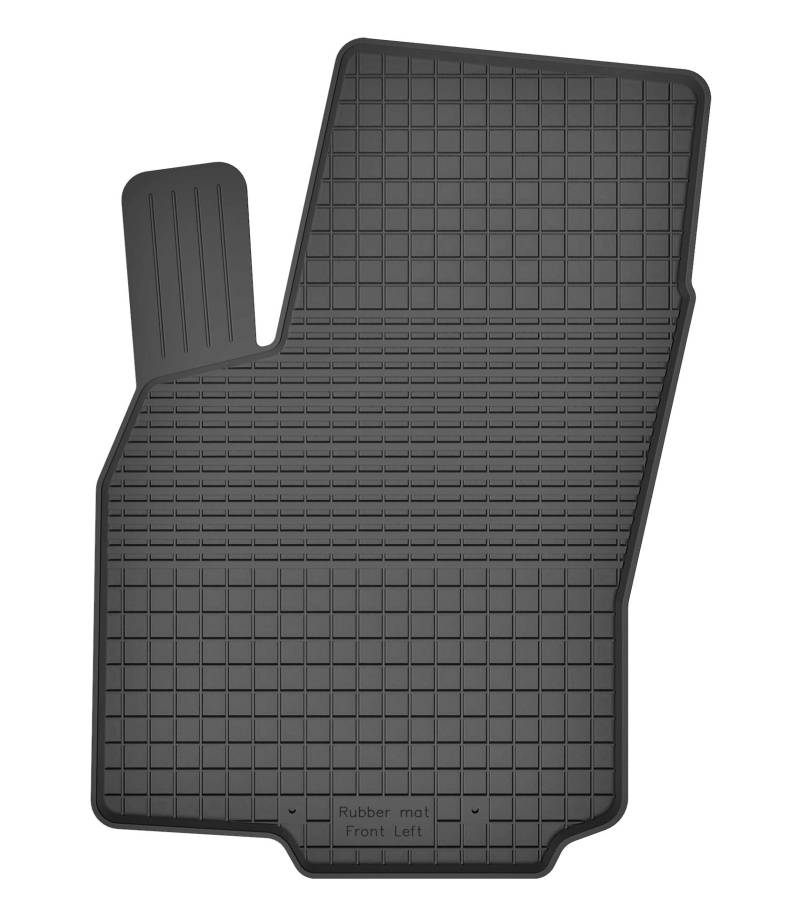 Gummimatte Fußmatte Vorne Links Hoher Rand 15 mm für Opel Astra G/H/Zafira A - Passgenau von Motohobby
