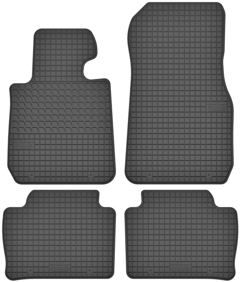 Gummimatten Gummi Fußmatten Satz für BMW 3 F30 / F31 (ab 2011) - Passgenau von Motohobby