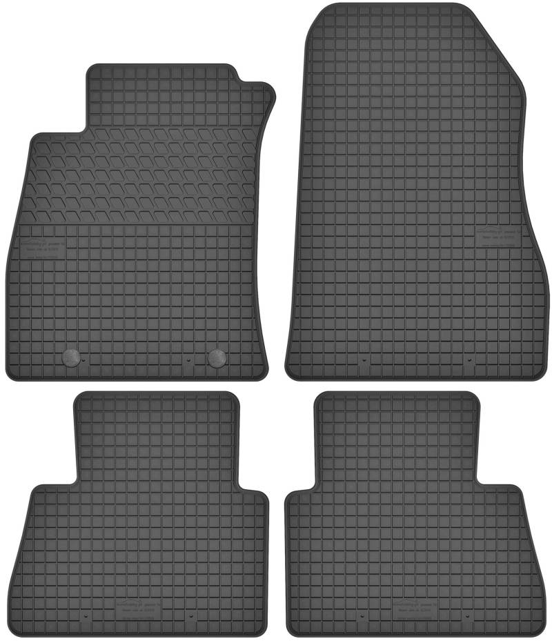 Gummimatten Gummi Fußmatten Satz für Nissan Juke (ab 2010) - Passgenau von Motohobby