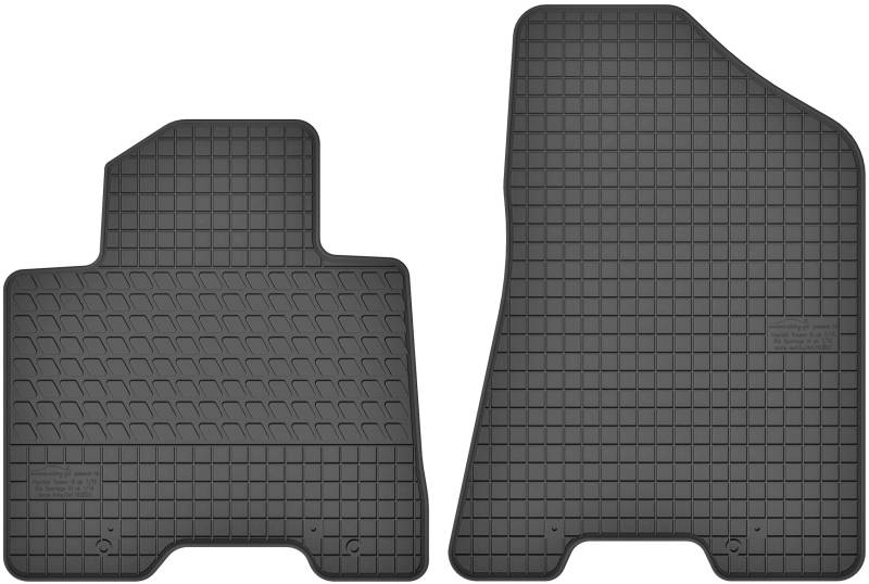 Gummimatten Vorne Gummi Fußmatten Satz für Hyundai Tucson III/Kia Sportage IV (ab 2015) - 2-teilig - Passgenau von Motohobby