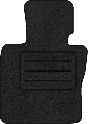 Velours Fahrermatten Schwarz LUX für MINI ONE III 3D F56 1-teilig von Motohobby.pl
