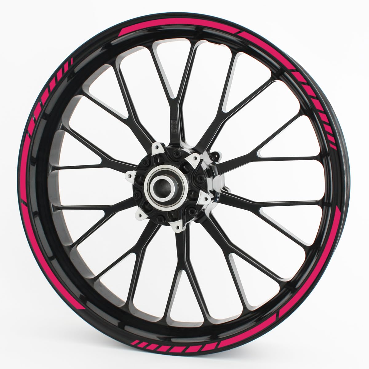Felgenrandaufkleber GP im GP-Design passend für 17 Zoll und 16" 18" 19" Felgen für Motorrad, Auto & mehr - Pink Felgenrandaufkleber GP im GP-Design passend für 17 Zoll und 16" 18" 19" Felgen für Motorrad, Auto & mehr - Pink von Motoking