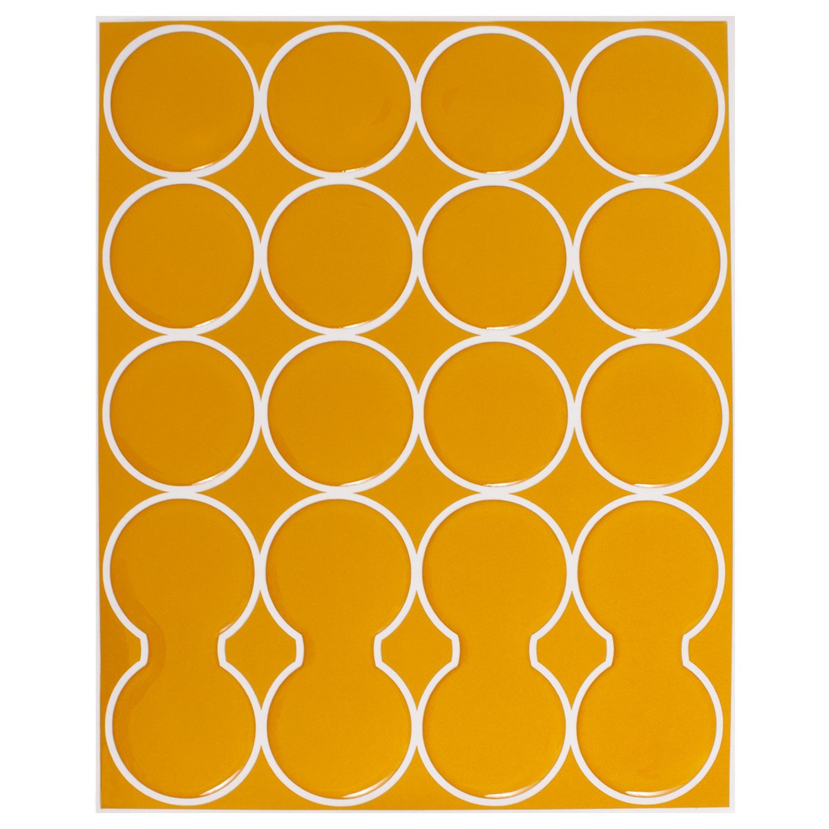 Motoking Tankpad GELB REFLEKTIEREND Tankaufkleber 16 Stück, Tankschutz, Lackschutz, 3D Aufkleber Pad für Motorrad Tank Motoking Tankpad GELB REFLEKTIEREND Tankaufkleber 16 Stück, Tankschutz, Lackschutz, 3D Aufkleber Pad für Motorrad Tank von Motoking