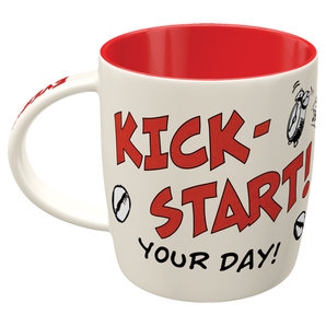 MOTOmania Becher Kick Start your Day Motomania von Motomania