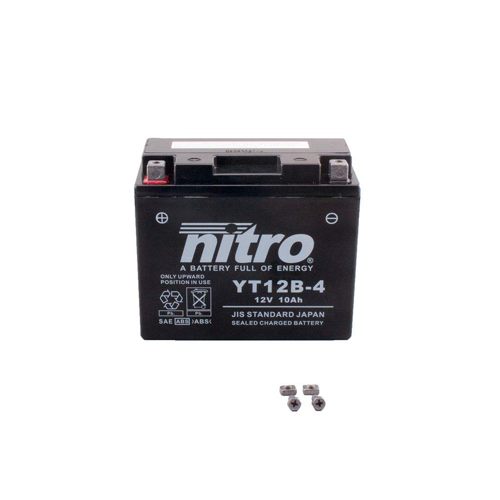 Batterie 12V 10AH YT12B-4 Gel Nitro 696 Monster M5 08-14 von Motoment