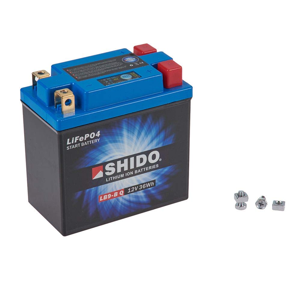 Batterie 12V 3AH(8AH) YB9-B Lithium-Ionen Shido ETZ 250 83-89 von MOTOMENT