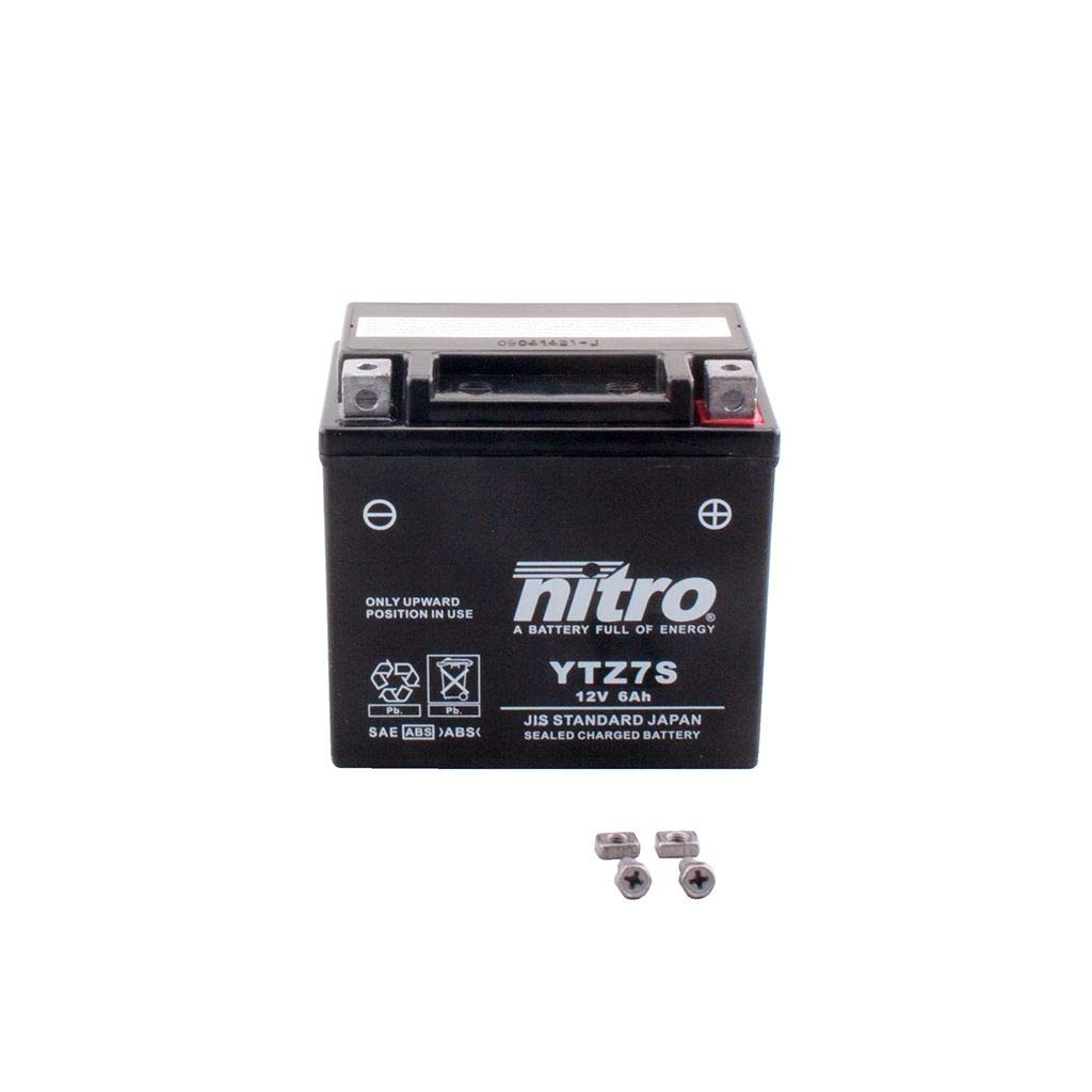 Batterie 12V 6AH YTZ7S Gel Nitro YZF-R6 ABS RJ27 17-18 von MOTOMENT