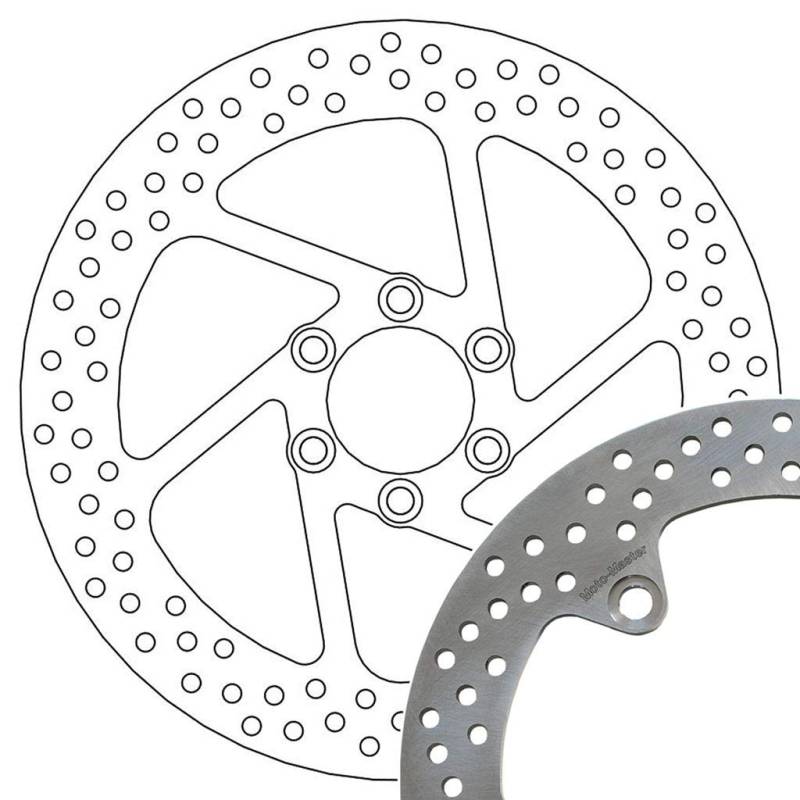 Bremsscheibe Moto-Master Halo vorn starr mit ABE Kompatibel mit/für Suzuki VS 1400 Intruder (Hochlenker) VX51L 1994-2001 vorne von MOTOMENT