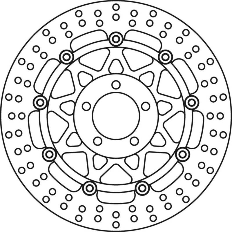 Bremsscheibe TRW GPZ 1100 ZXT10E 95-98 vorne von MOTOMENT
