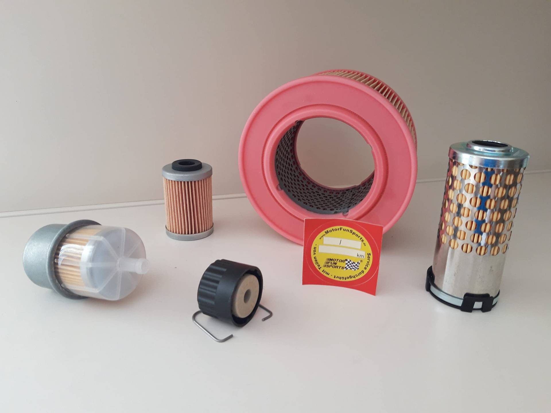 Filter Set (groß) kompatibel mit Ammann AVH 4020 Ölfilter Luftfilter Kraftstoff Hydraulikfilter von Motor Fun Sports