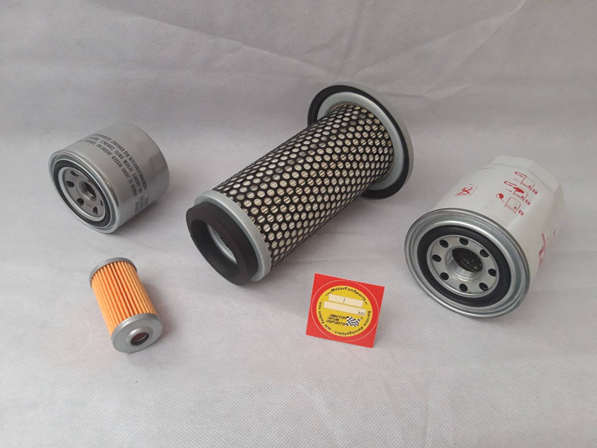 Filter - Set (groß) kompatibel mit Iseki TU 318 Ölfilter, Luftfilter, Kraftstofffilter von Motor Fun Sports