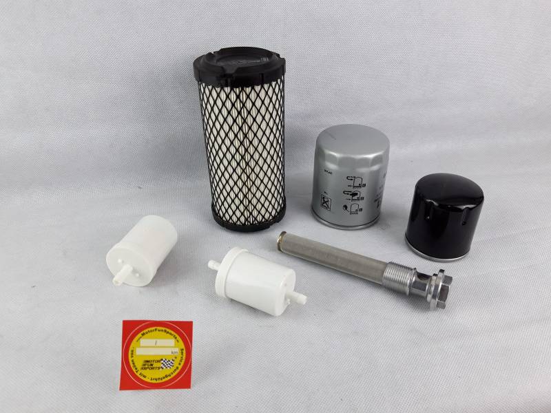 Filter - Set (groß) kompatibel mit Kubota BX 2350D Ölfilter, Luftfilter, Kraftstofffilter, Hydraulikfilter von Motor Fun Sports