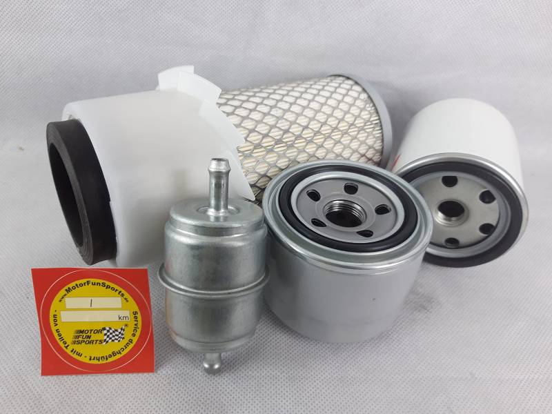 Filter - Set (klein) kompatibel mit Bobcat 220 mit Motor D750 bis SN 11500 Ölfilter, Luftfilter, Kraftstofffilter von Motor Fun Sports