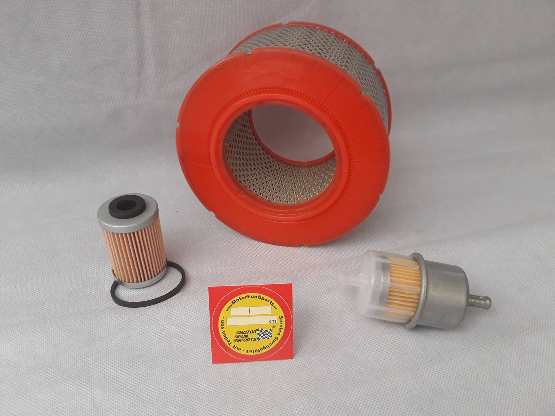 Filter Set (klein) kompatibel mit Bomag BPR 65/70 D mit Hatz 1D81 Ölfilter Luftfilter Kraftstofffilter von Motor Fun Sports