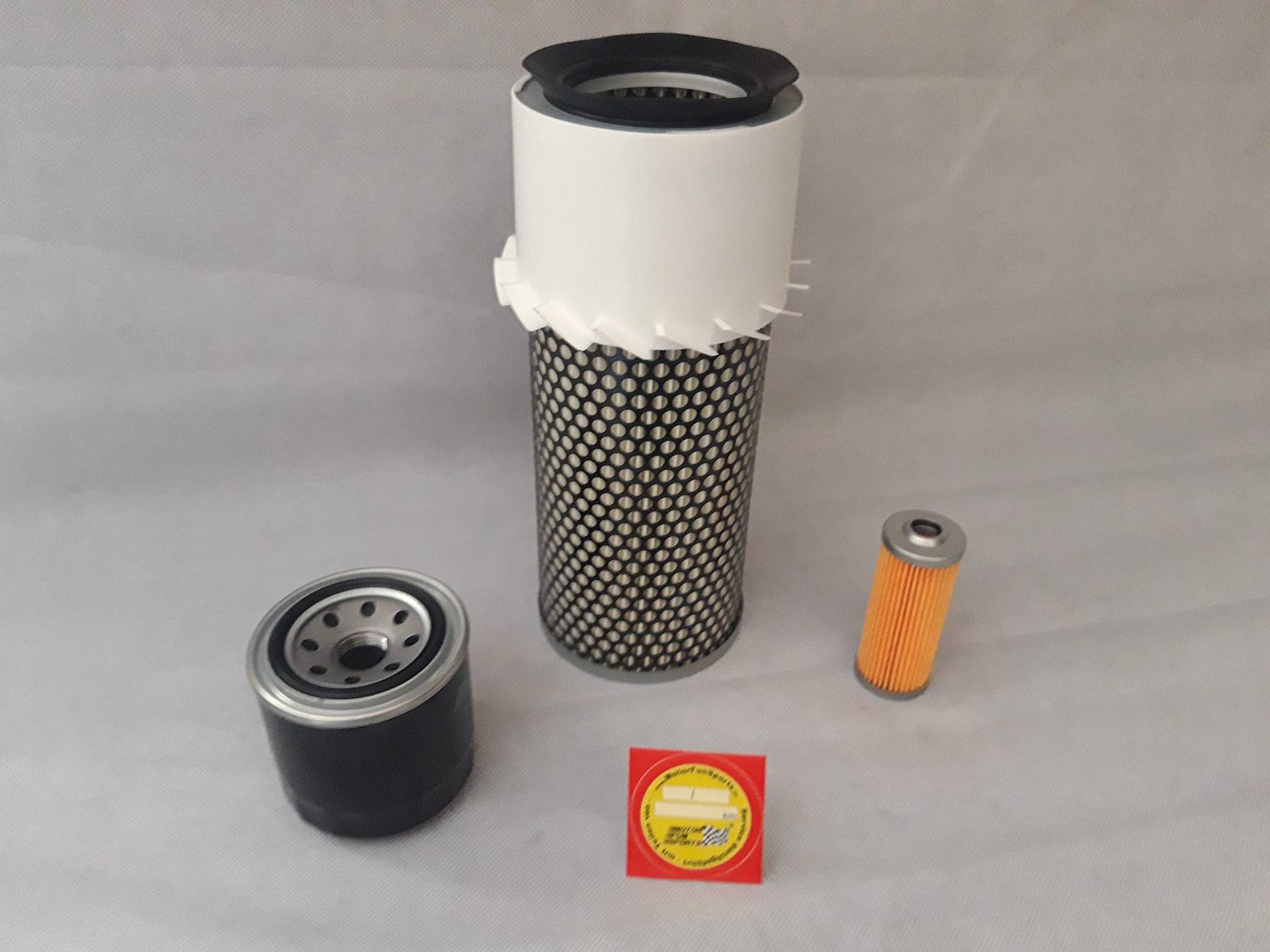 Filter - Set (klein) kompatibel mit Takeuchi TB 25 mit Motor Yanmar Ölfilter, Luftfilter, Kraftstofffilter von Motor Fun Sports