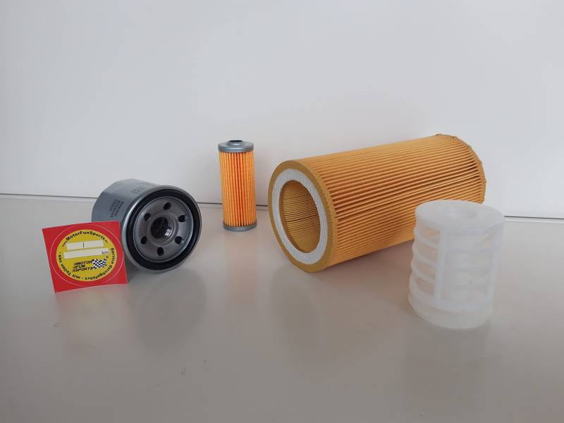 Filter - Set (klein) kompatibel mit Wacker Neuson 28 Z 3 Ölfilter, Luftfilter, Kraftstofffilter von Motor Fun Sports