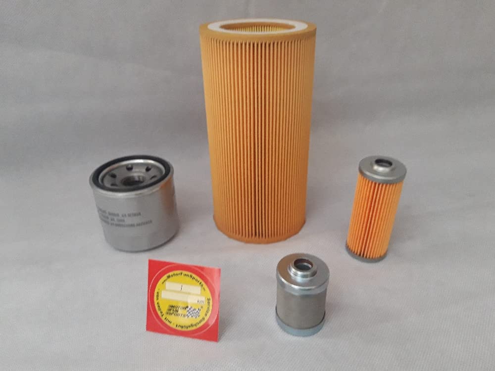 Filter - Set (klein) kompatibel mit Wacker Neuson 803 RD mit Motor 3TNV70 Ölfilter, Luftfilter, Kraftstofffilter von Motor Fun Sports