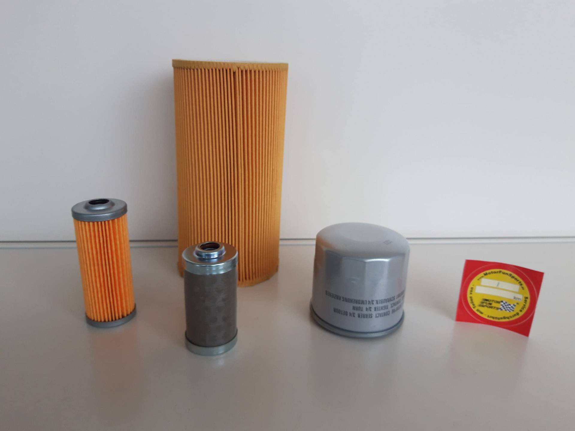 Filter - Set (klein) kompatibel mit Wacker Neuson ET 16 Ölfilter, Luftfilter, Kraftstofffilter von Motor Fun Sports